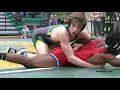 charlie fifield of fremd vs. amaire jones of dundee crown — 2020 ihsa wrestling regional at 126