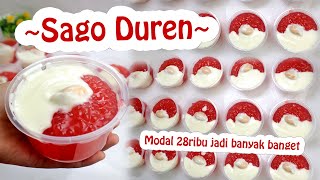 LEBIH MANTAP DARI MANGO SAGO !! CUMA  MODAL 28RIBUAN JADI IDE JUALAN SAGO DURIAN SEBANYAK INI