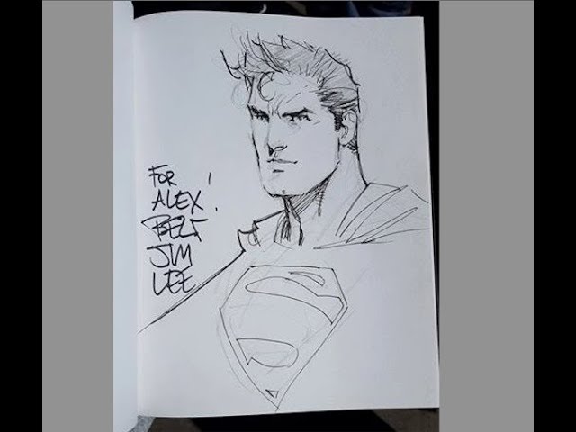 Jim Lee Sketch Superman