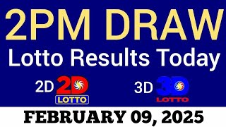 Lotto Result Today 2pm February 9 2025 Swertres Ez2 PCSO Live Result