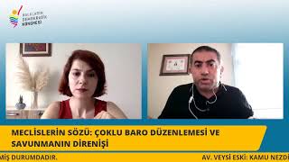 Meclislerin Sözü ÖHD Genel M. Y  Avukat Veysi Eski ile Çoklu Baro Düzenlemesi ve Savunmanın Direnişi