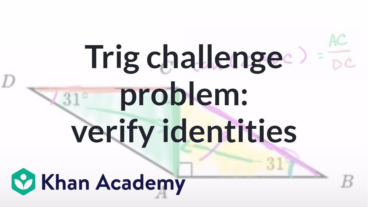 Example With Trig Functions And Ratios | Basic Trigonometry ...