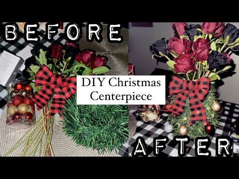 Diy Christmas Centerpiece Youtube
