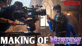 Making Of WEDNESDAY - Best Of Behind The Scenes & On Set Bloopers With Jenna Ortega | Netflix