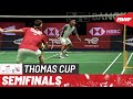 BWF Thomas Cup Finals 2022 | India vs. Denmark | Semifinals