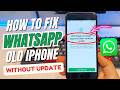 How to Use Whatsapp on Old iPhone iOS 11/12/13/14 WITHOUT Update