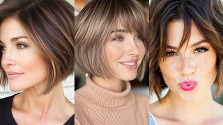 40 SHORT BOB HAIRCUTS \u0026 HAIRSTYLES FOR WOMEN IN 2024