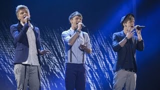 District3 sings All 4 One's I Swear - Live Week 2 - The X Factor UK 2012