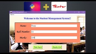 Student Management System App | Using Python (Tkinter) | v-1.0 | with full Source Code | Aro Works