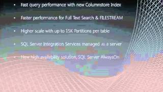 SQL Server 2012 Webinar series - Performance - part 1