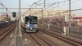 西武20000系20151F中村橋駅到着