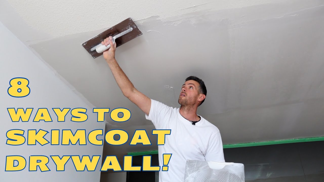 How To Skim Coat Over A Stipple Ceiling | Shelly Lighting