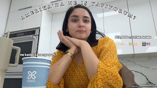 Amerika'da Ne İş Yapıyorum? | çalışma saatlerim, ofis vlog, $40k mutfak