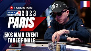 EPT Paris 2023 5K€ MAIN EVENT - Table Finale avec Benny & Yu ♠️ PokerStars en Français