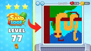 🏖️ Sand Loop Level 77 | Complete Walkthrough & Solutions!