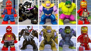 Evolution of Character in LEGO Marvel Super Heroes 2 vs MOD (Side by Side Compar