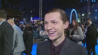 New Spider-Man Tom Holland's becoming buddies with spiders