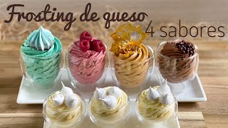 Frosting De Queso- 4 sabores diferentes una misma receta