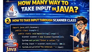 How to take input through Scanner class in Java? Part-5 #coding #programming #codingforbeginners