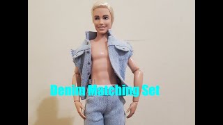 Mattel 2023 Barbie Movie Ken Denim Matching Set Unbox