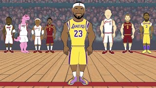 LeBron's All Star Teammates from WORST to BEST! (NBA Animation)