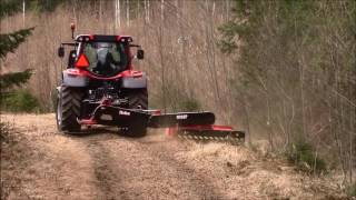 Valtra med Ilsbo kättingröjare M150P