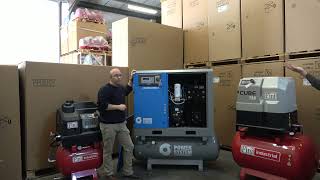 Introduction to the G-TEC Screw Air Compressor Workstation With Dryer And Tank