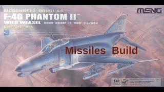 F-4G Phantom Wild Weasel Missles 1/48th Meng build 팬텀 전투기 조립