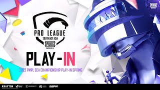 【絕地求生M】2022 絕地求生M PMPL SEA  Championship Play-In | PUBG Mobile PMPL SEA Play-in Spring