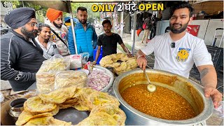 Delhi's No 1 Oil Free Diet Chole Bhature | Street Food India | Shrabi Chole
