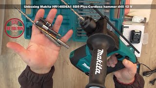 Unboxing Makita HR140DSA1 SDS Plus Cordless hammer drill 12 V - Bob The Tool Man