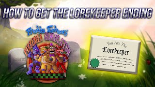 How to get the Lorekeeper Ending in FNaF 6 - Walkthrough | FNaF Academy