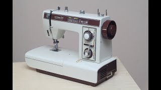 Privileg Combi Super Automatik 695  Nähmaschine Sewing machine Швейная машина test