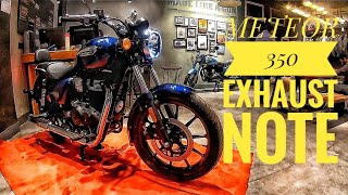 ROYAL ENFIELD METEOR 350| EXHAUST NOTE | METEOR 350 SOUND