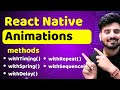 🛑 React Native Reanimated –Animation Methods  #26  | Engineer Codewala