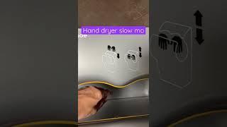 Hand dryer slow mo