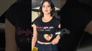 Janhvi Kapoor's Jaw-Dropping Black Outfit at Loveyapa Screening! #janhvikapoor #shortsvideo