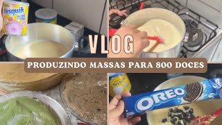 VLOG: PRODUZINDO MASSAS PARA 800 DOCES, 2 DIAS DE MUITA CORRERIA 🥵|| Agatha Santos