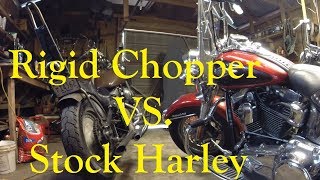 Rigid Chopper Vs. Stock Harley / My Perspective
