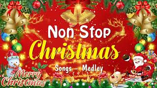 Best Non Stop Christmas Songs Medley 2021 - 2022 🎄🎁  Top 100 Christmas Songs Playlist 2022 🎁🎁🎁⛄⛄⛄