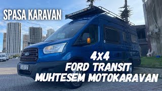 4x4 FORD TRANSİT KARAVAN - SPASA KARAVANIN EN DOLU MODELLERİNDEN