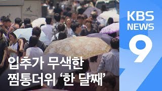 ‘지독한 찜통더위’ 한 달째…모레 폭염에 변화 시작? / KBS뉴스(News)