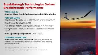 Amprius Technologies AMPX Q3 2024 Earnings Presentation