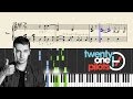 twenty one pilots: Taxi Cab - Advanced Piano Tutorial + Sheets