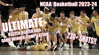 ULTIMATE 2024 College Basketball Buzzer Beater & Game Winners Compilation!! MARCH MADNESS Hype Up!!