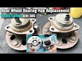 Toyota Corolla Rear Wheel Bearing Hub assembly replacement (ABS, 5 Stud)