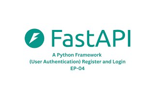 FastAPI - 04 | Authentication (JWT), login and register