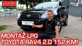 MONTAŻ LPG Toyota RAV4 2.0 152KM 2007r na auto gaz LPG w Energy Gaz Polska