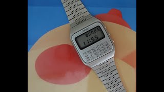 1978 Seiko Calculator men's watch, fully working.  Model reference C153-5011