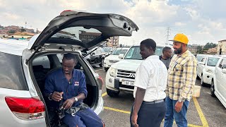 Our client from Moroto is happy with his new Toyota wish-Engeneer Rayan